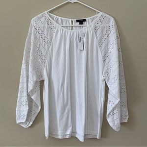 NWT JCrew Mixed Media T-Shirt